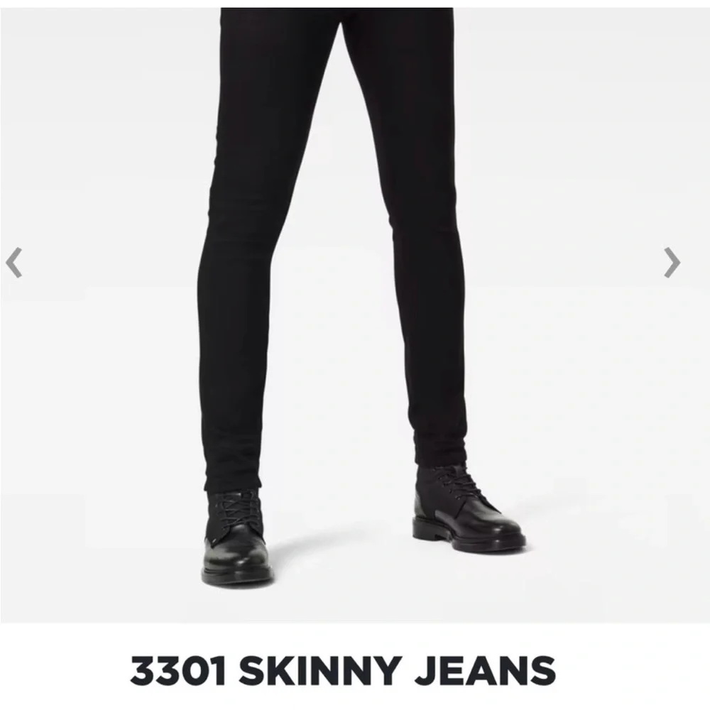 G star raw 3301 skinny jeans black and blue two for price of one used
